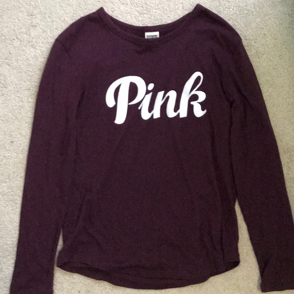 Women’s Pink Long Sleeve T-shirt - Picture 1 of 2